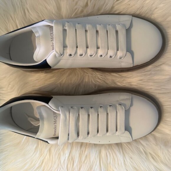 Alexander McQueen Oversized Sneakers – White with Clear Sole (Men’s 43.5 / US 10 - Picture 13 of 14